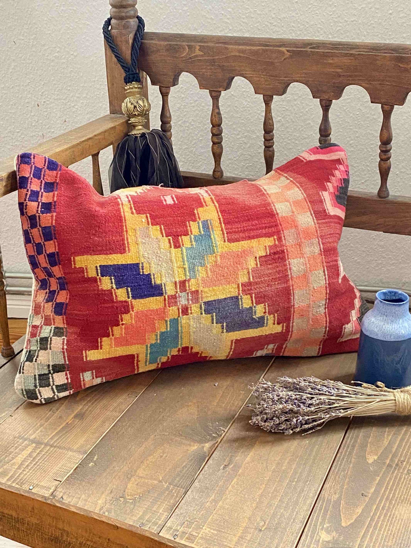 Kelim Kissen Kendi bunt ca. 40x60 cm – Ezzarah